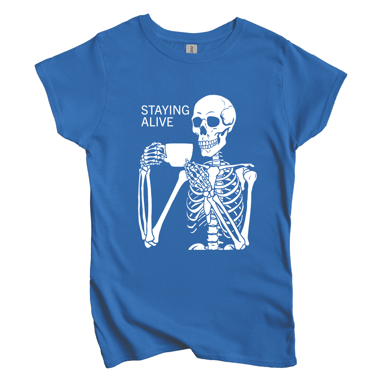 T-Shirt S / Royal Staying Alive Women's Tee