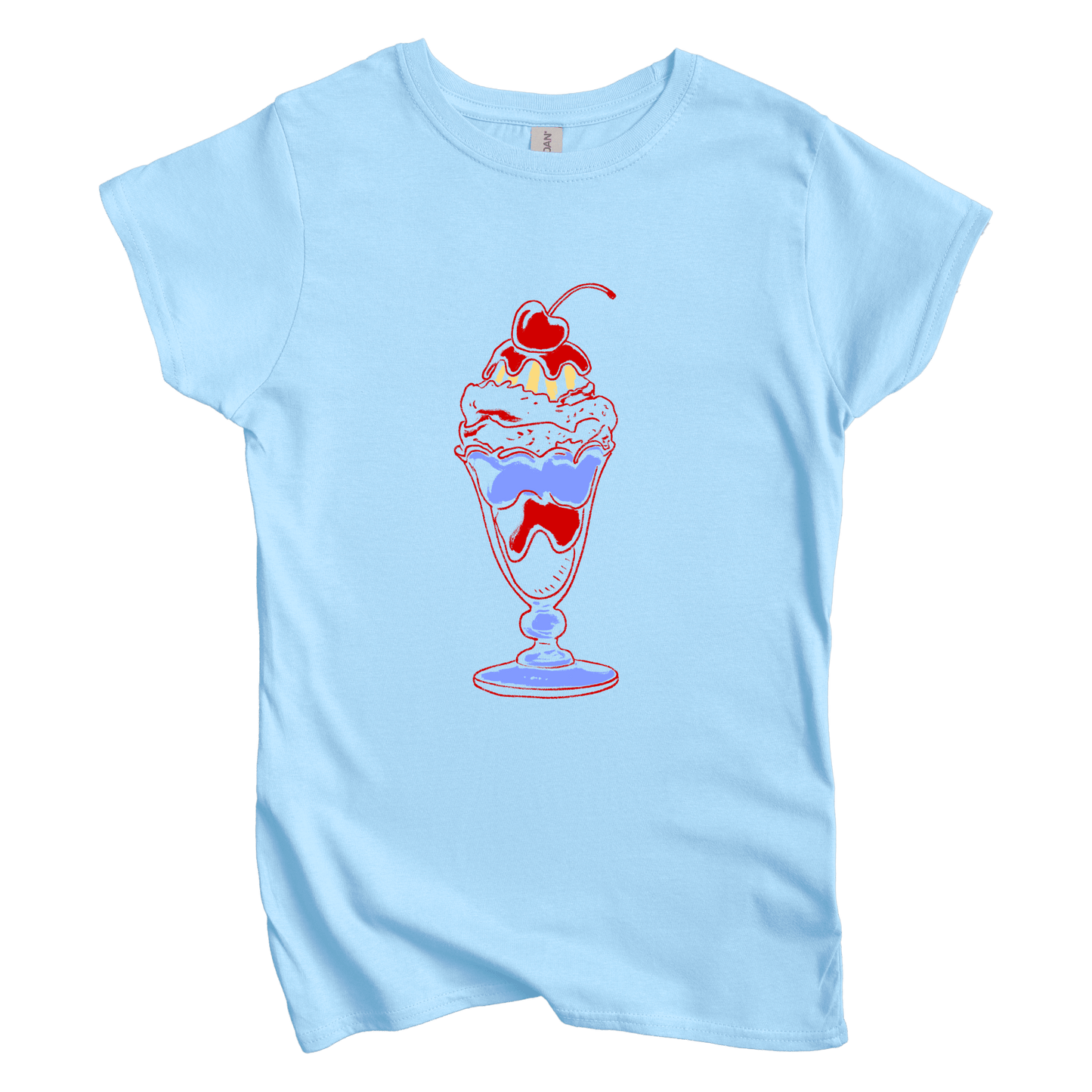 T-Shirt S / Light Blue Sundae: LaeMab Women's Tee