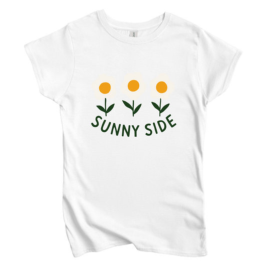 T-Shirt M / White Sunny Side Women's Tee