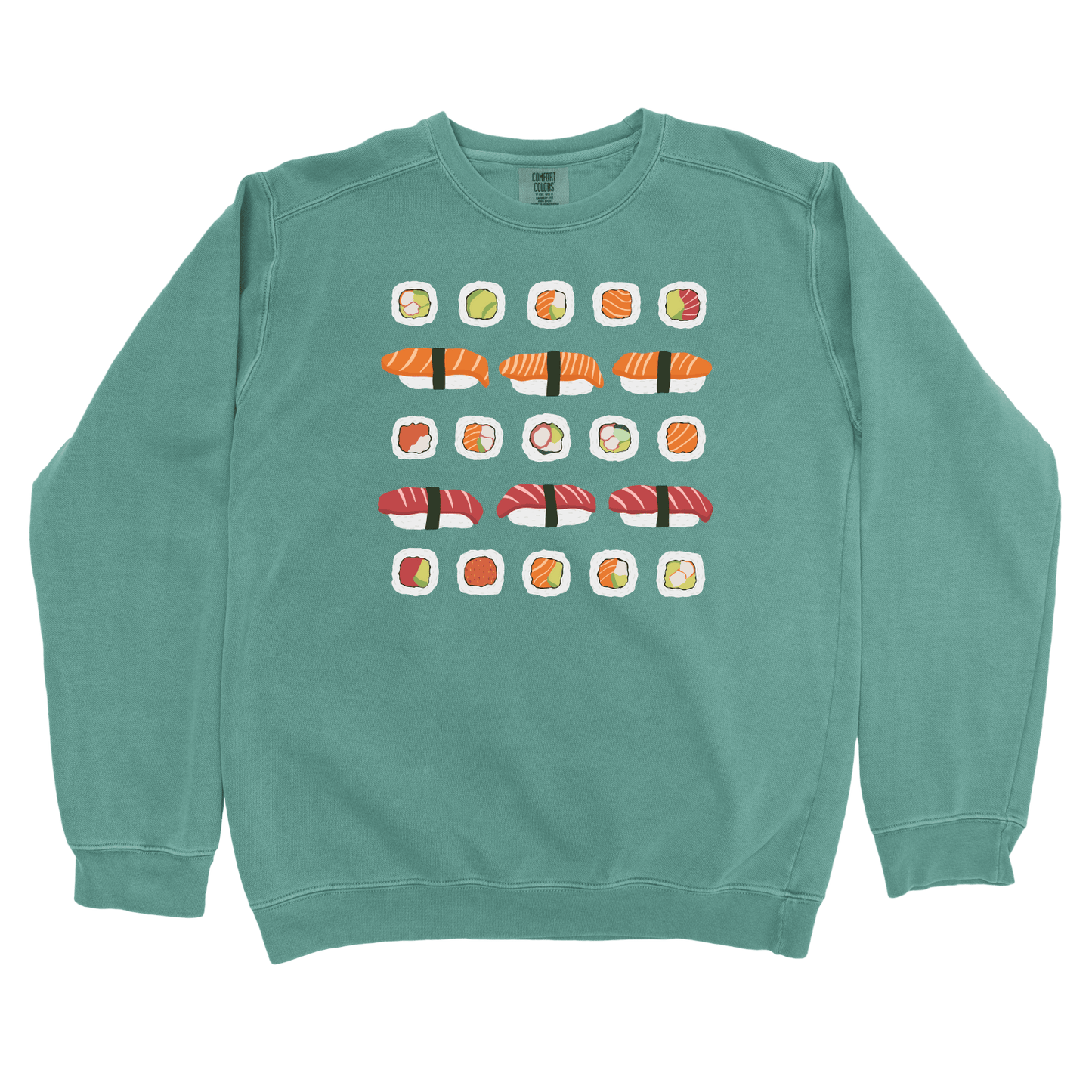 T-Shirts Light Green / S Sushi Sweatshirt