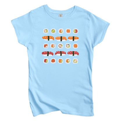 T-Shirt S / Light Blue Sushi Women's Tee