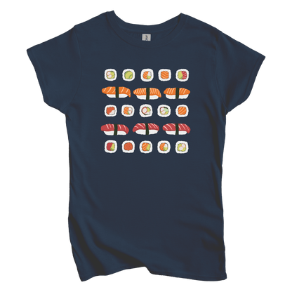 T-Shirt S / Navy Sushi Women's Tee