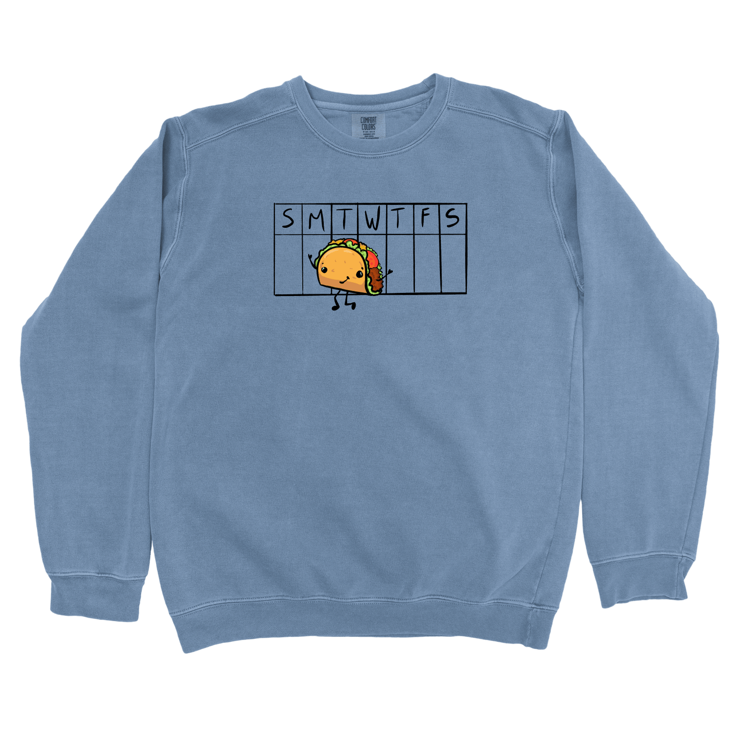Sweatshirt Blue Jean / S Taco Tuesday: Micro Barbi Sweatshirt