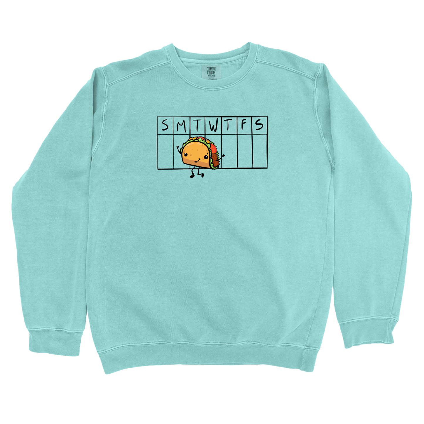 Sweatshirt Chalky Mint / S Taco Tuesday: Micro Barbi Sweatshirt
