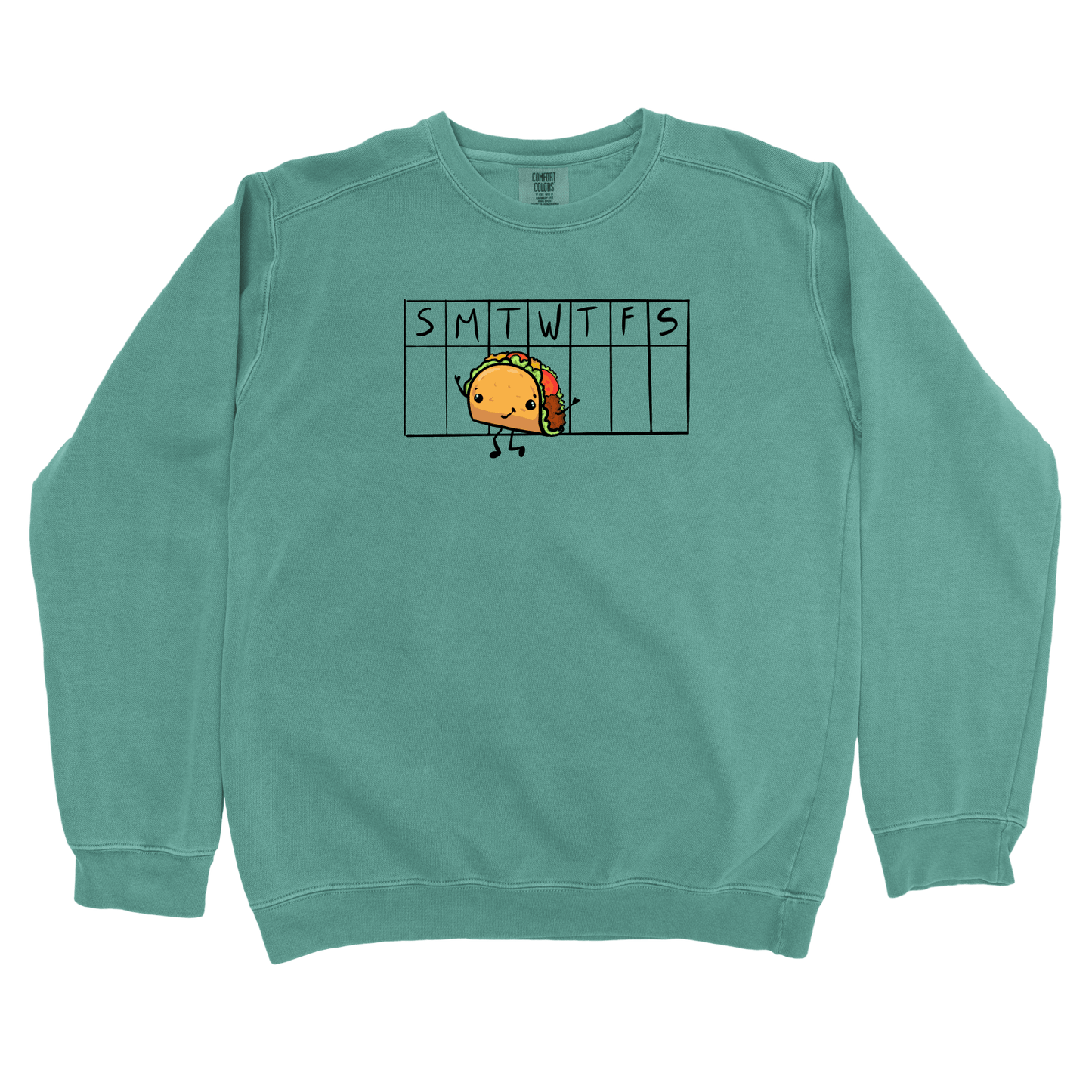 Sweatshirt Light Green / S Taco Tuesday: Micro Barbi Sweatshirt