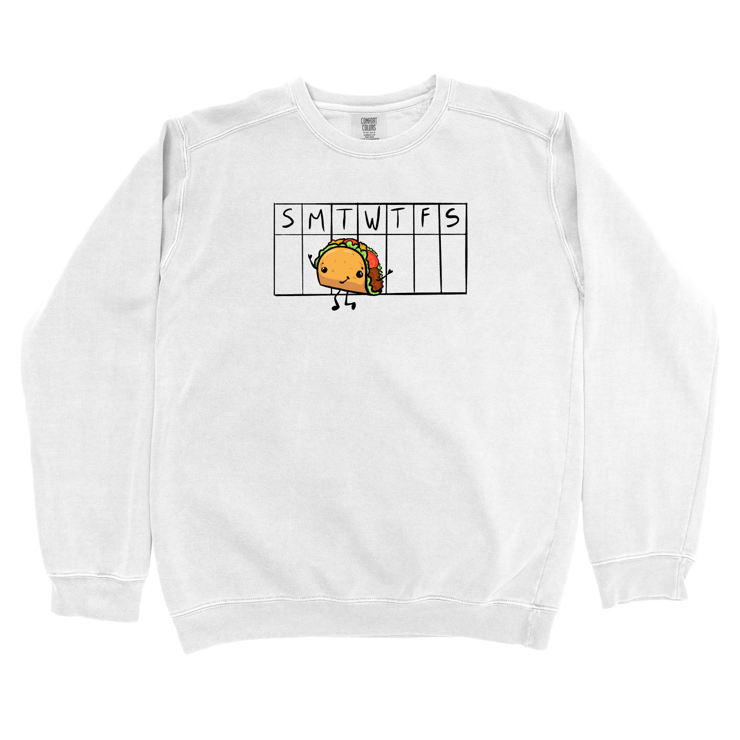 Sweatshirt White / S Taco Tuesday: Micro Barbi Sweatshirt