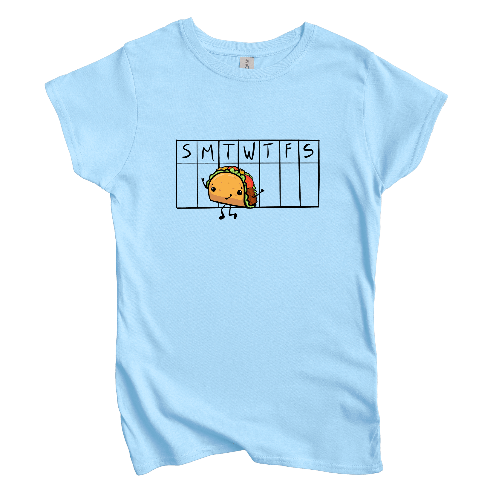 T-Shirt S / Light Blue Taco Tuesday: Micro Barbi Women's Tee