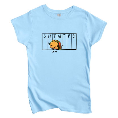 T-Shirt S / Light Blue Taco Tuesday: Micro Barbi Women's Tee