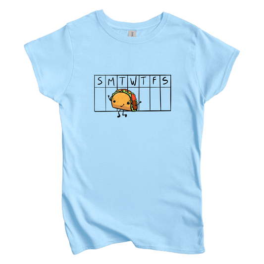 T-Shirt S / Light Blue Taco Tuesday: Micro Barbi Women's Tee