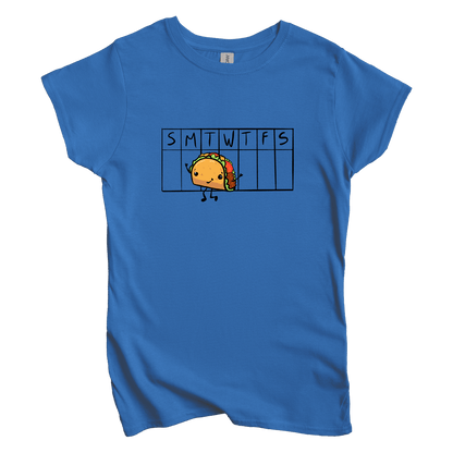 T-Shirt S / Royal Taco Tuesday: Micro Barbi Women's Tee