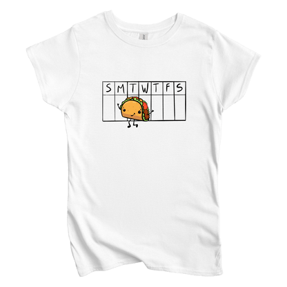 T-Shirt S / White Taco Tuesday: Micro Barbi Women's Tee