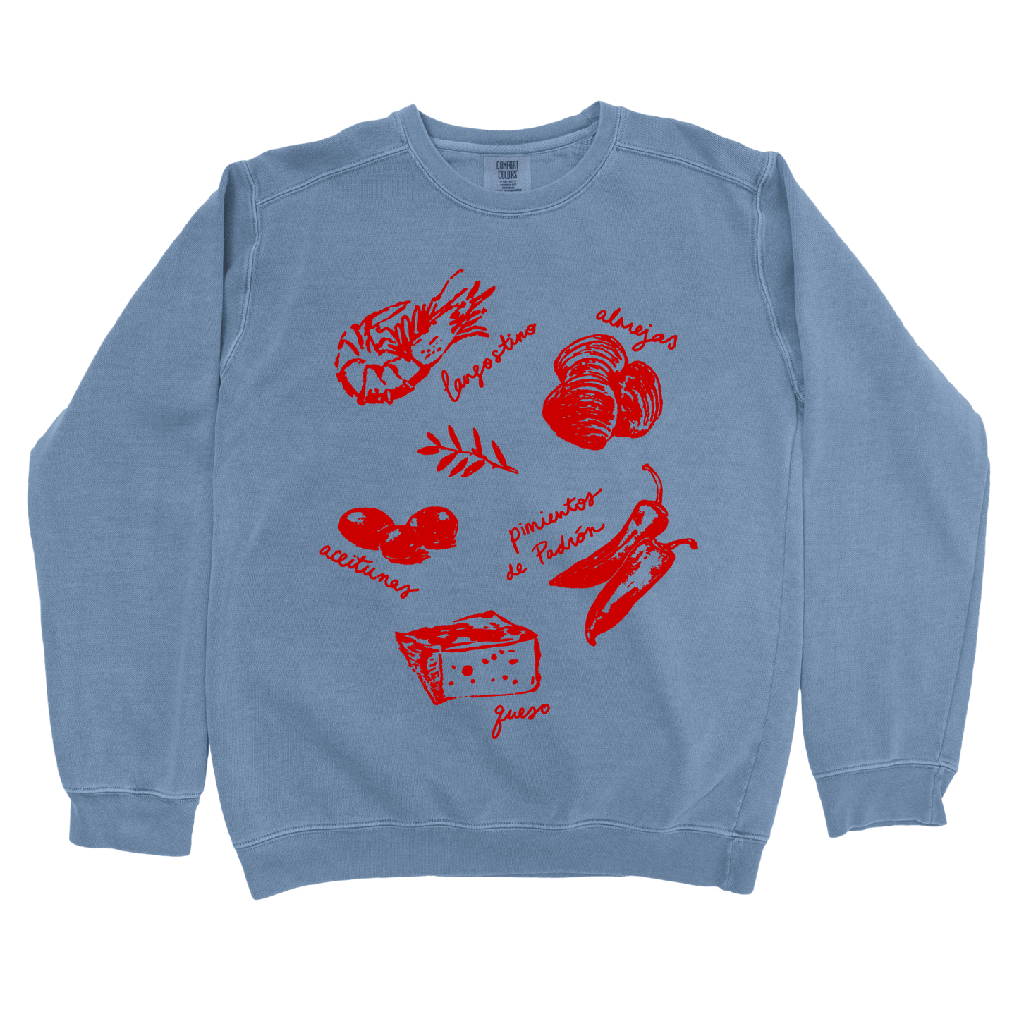 Sweatshirt Blue Jean / S Tapas: LaeMab Sweatshirt