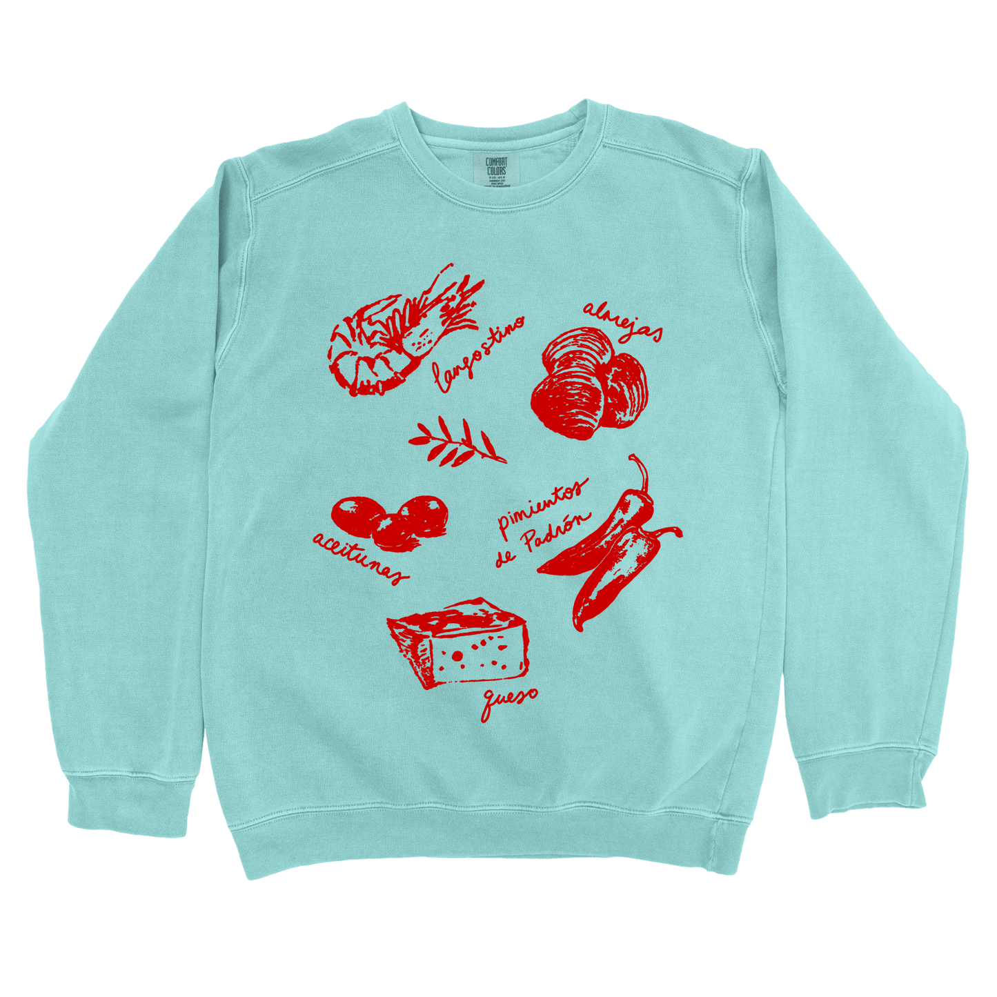 Sweatshirt Chalky Mint / S Tapas: LaeMab Sweatshirt
