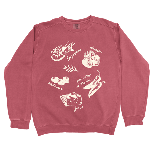 Sweatshirt Crimson / S Tapas: LaeMab Sweatshirt