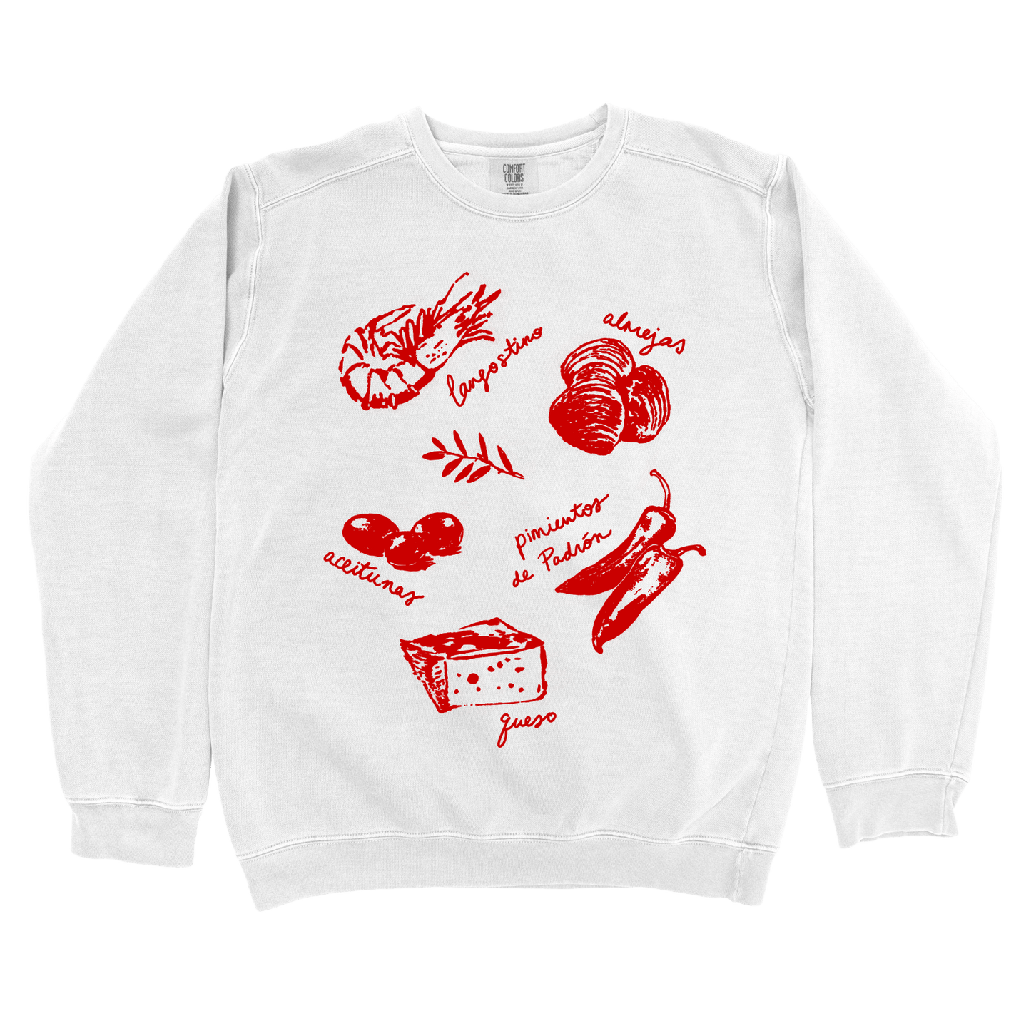 Sweatshirt White / S Tapas: LaeMab Sweatshirt