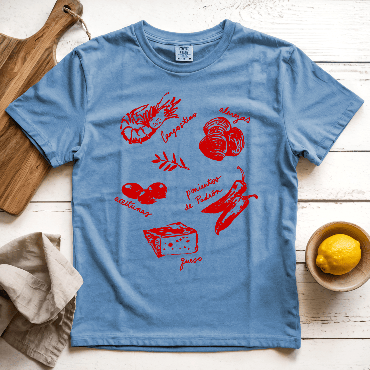 T-Shirt Blue Jean / S Tapas: LaeMab