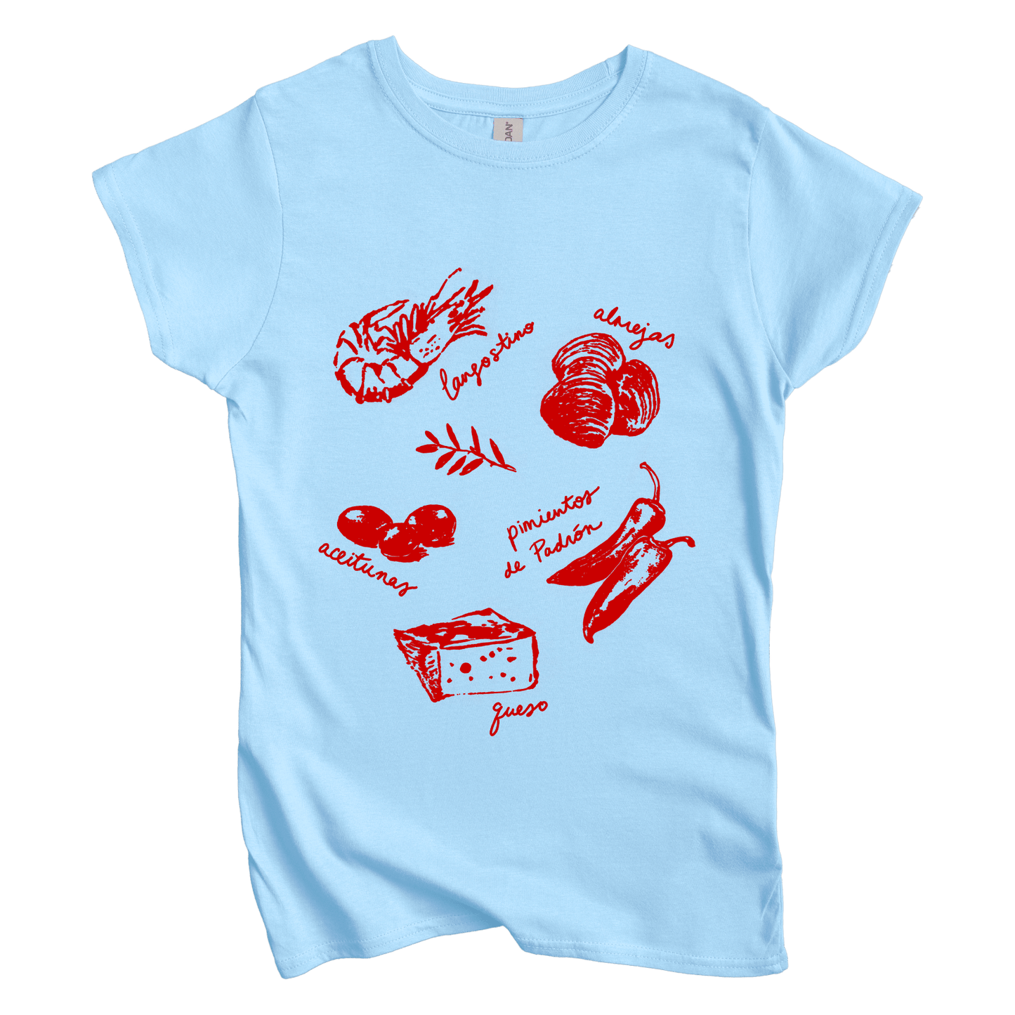 T-Shirt S / Light Blue Tapas: LaeMab Women's Tee