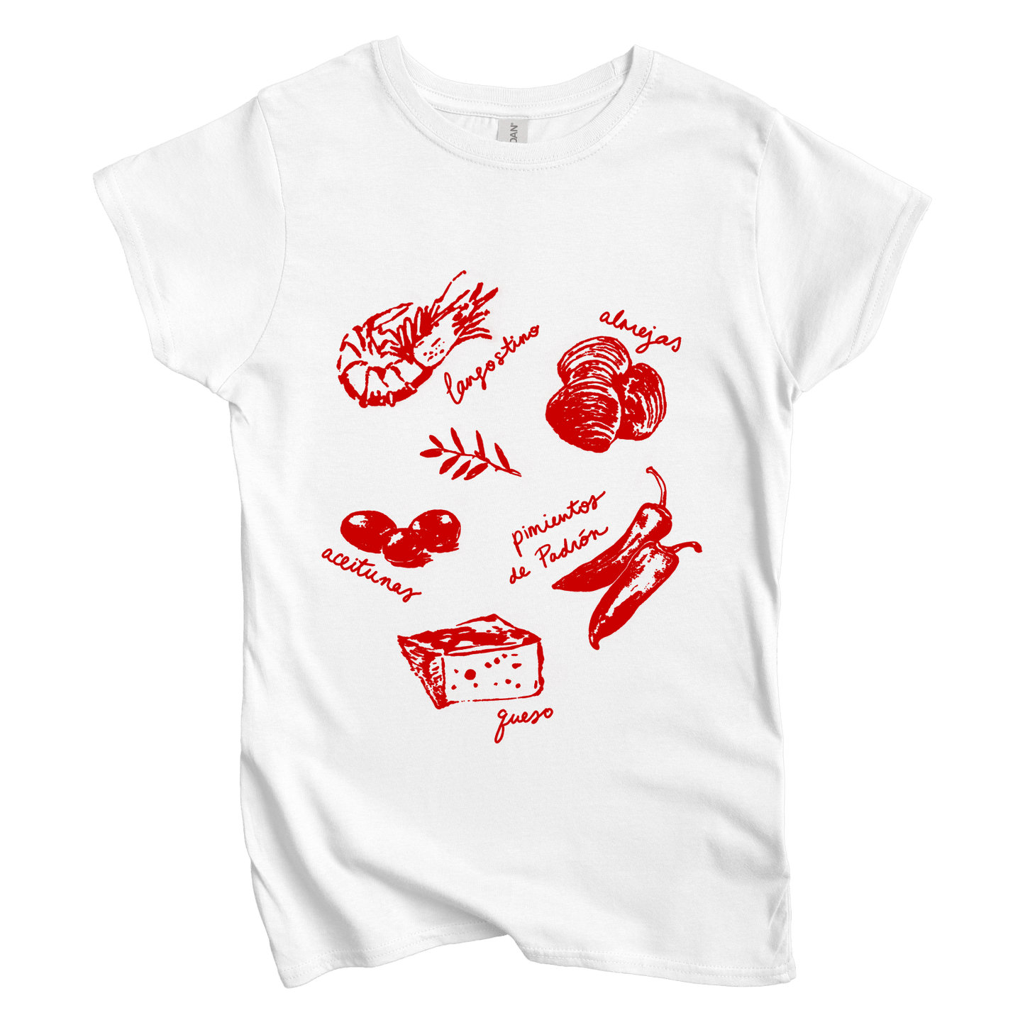 T-Shirt S / White Tapas: LaeMab Women's Tee