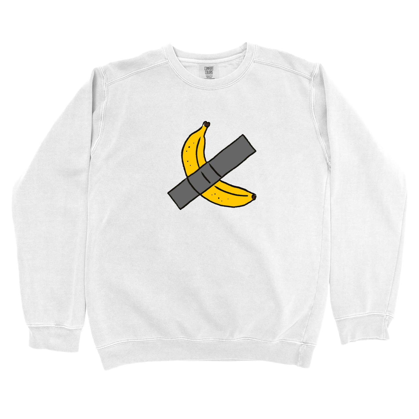 Sweatshirt White / S Taped Banana Sweatshirt