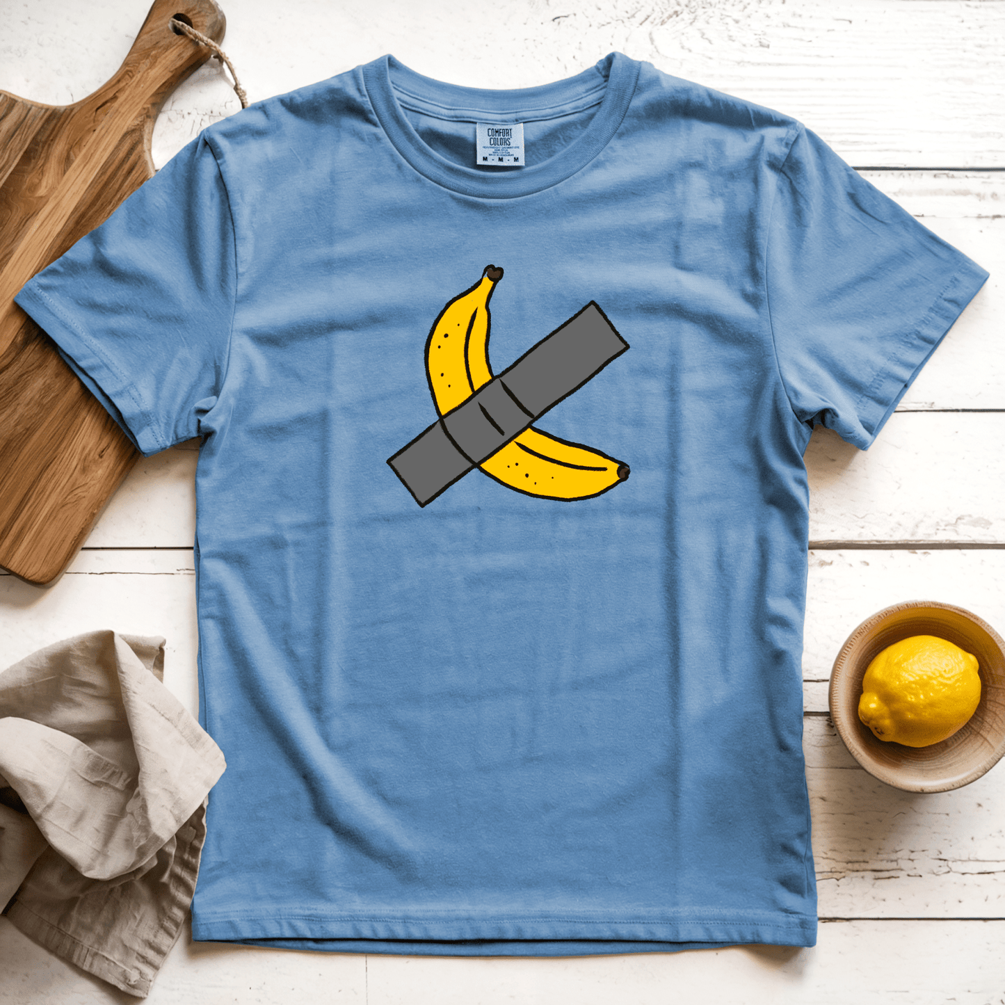 T-Shirt Blue Jean / S Taped Banana