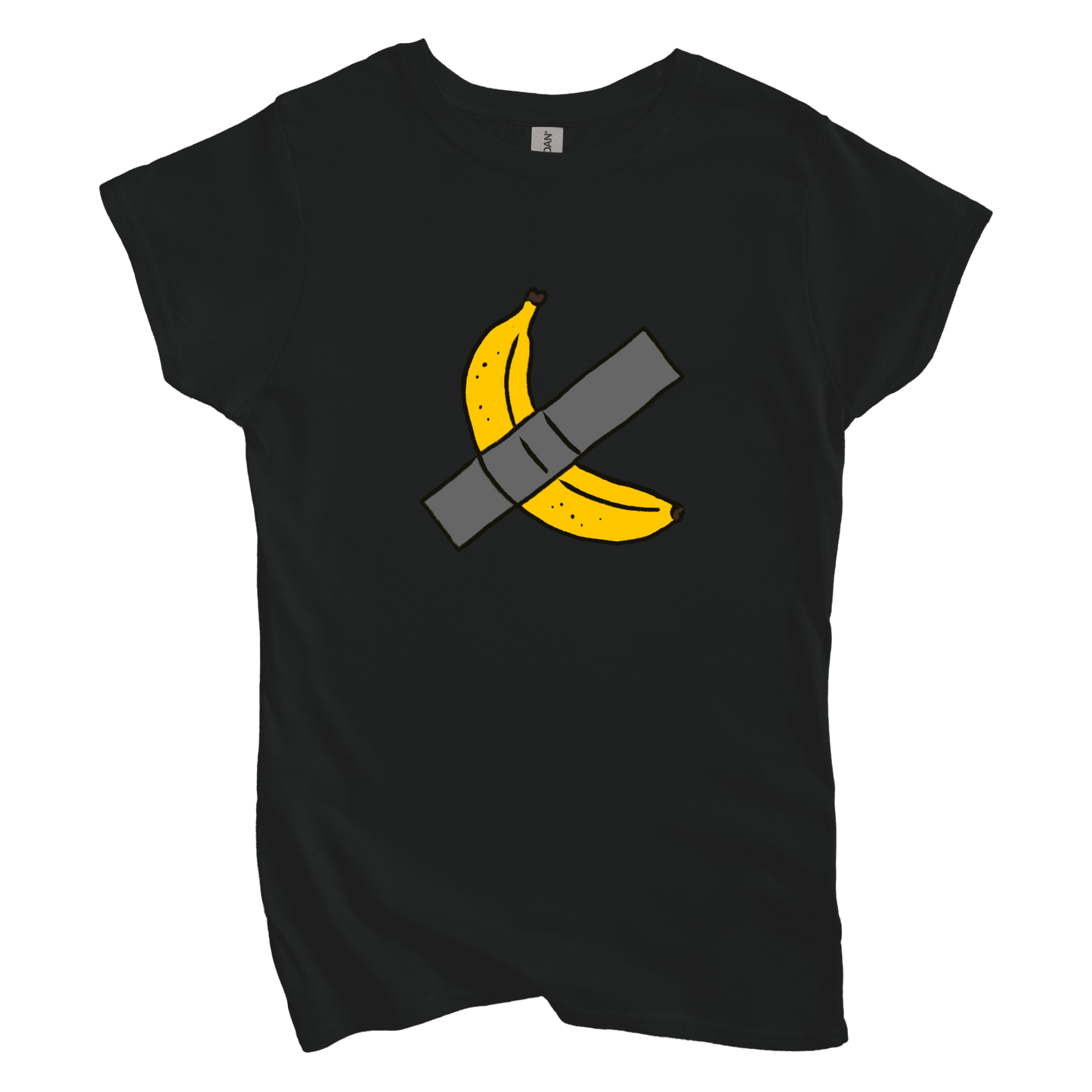 T-Shirt S / Black Taped Banana Women's Tee