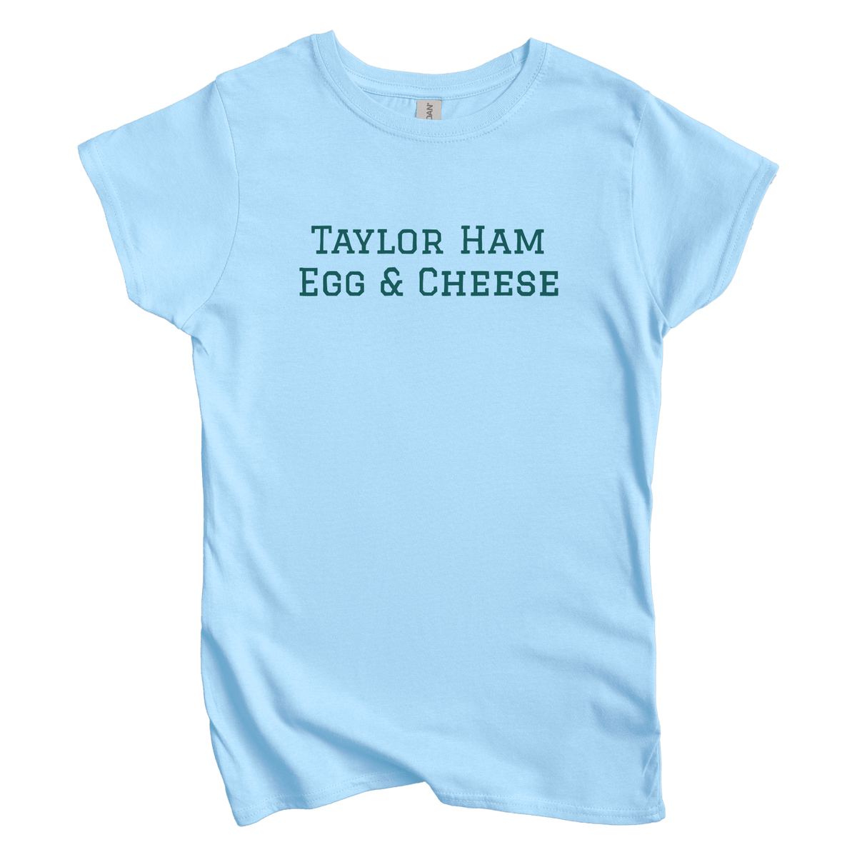 T-Shirts S / Light Blue Taylor Ham Egg & Cheese Women's Tee