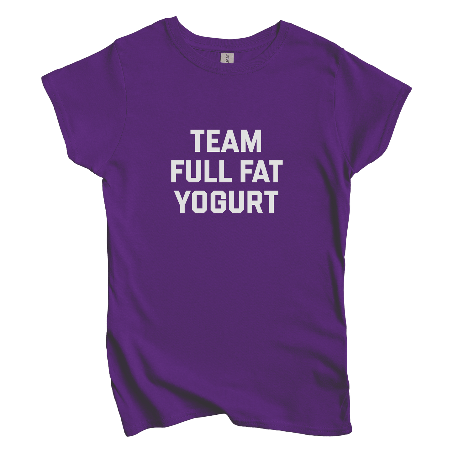 T-Shirt L / Purple Team Full Fat Yogurt Women's Tee