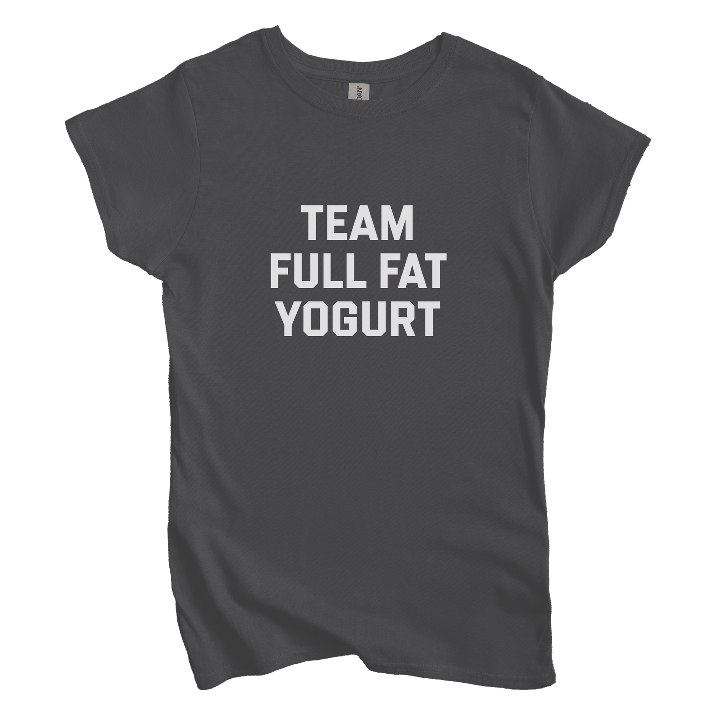 T-Shirt M / Charcoal Team Full Fat Yogurt Women's Tee