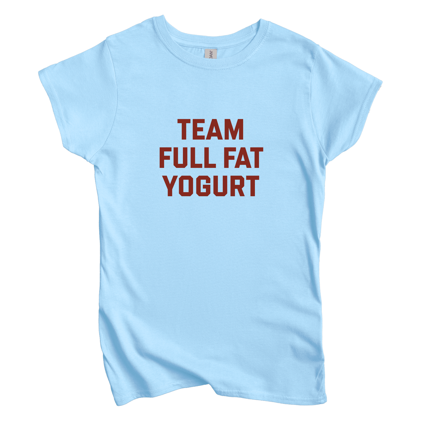 T-Shirt S / Light Blue Team Full Fat Yogurt Women's Tee
