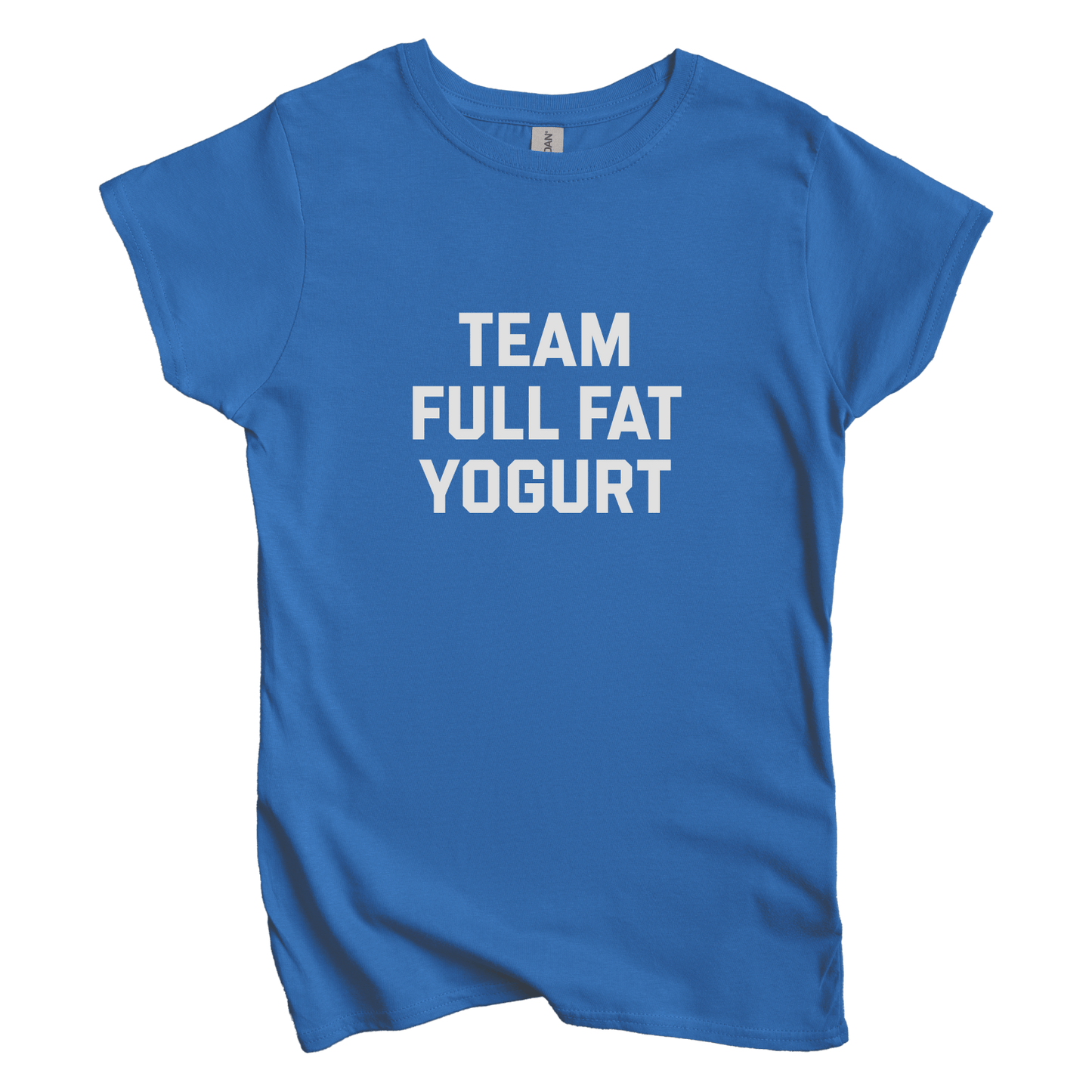 T-Shirt S / Royal Team Full Fat Yogurt Women's Tee