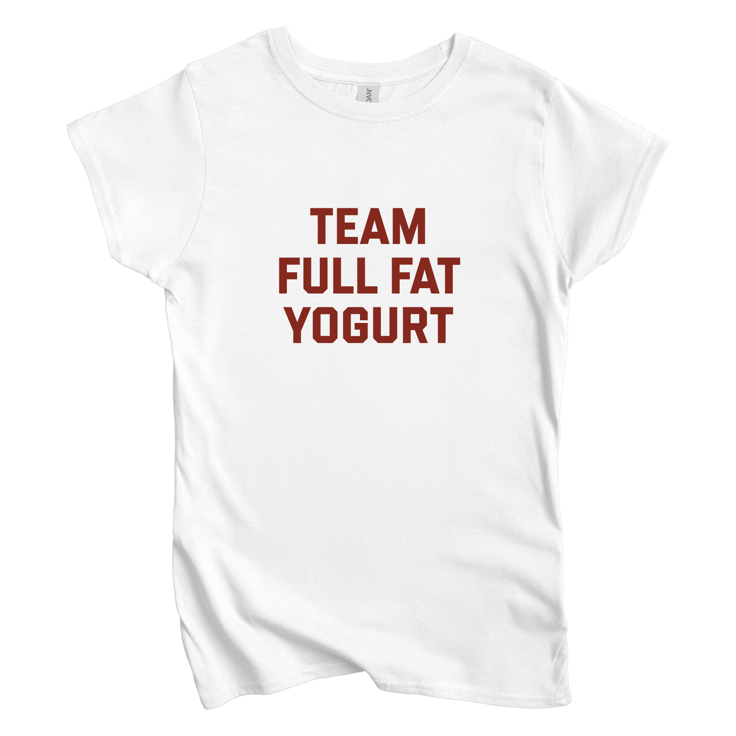 T-Shirt S / White Team Full Fat Yogurt Women's Tee