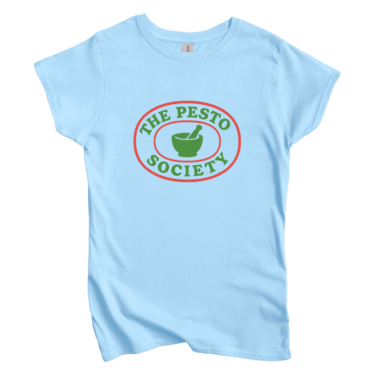 T-Shirt S / Light Blue The Pesto Society Women's Tee
