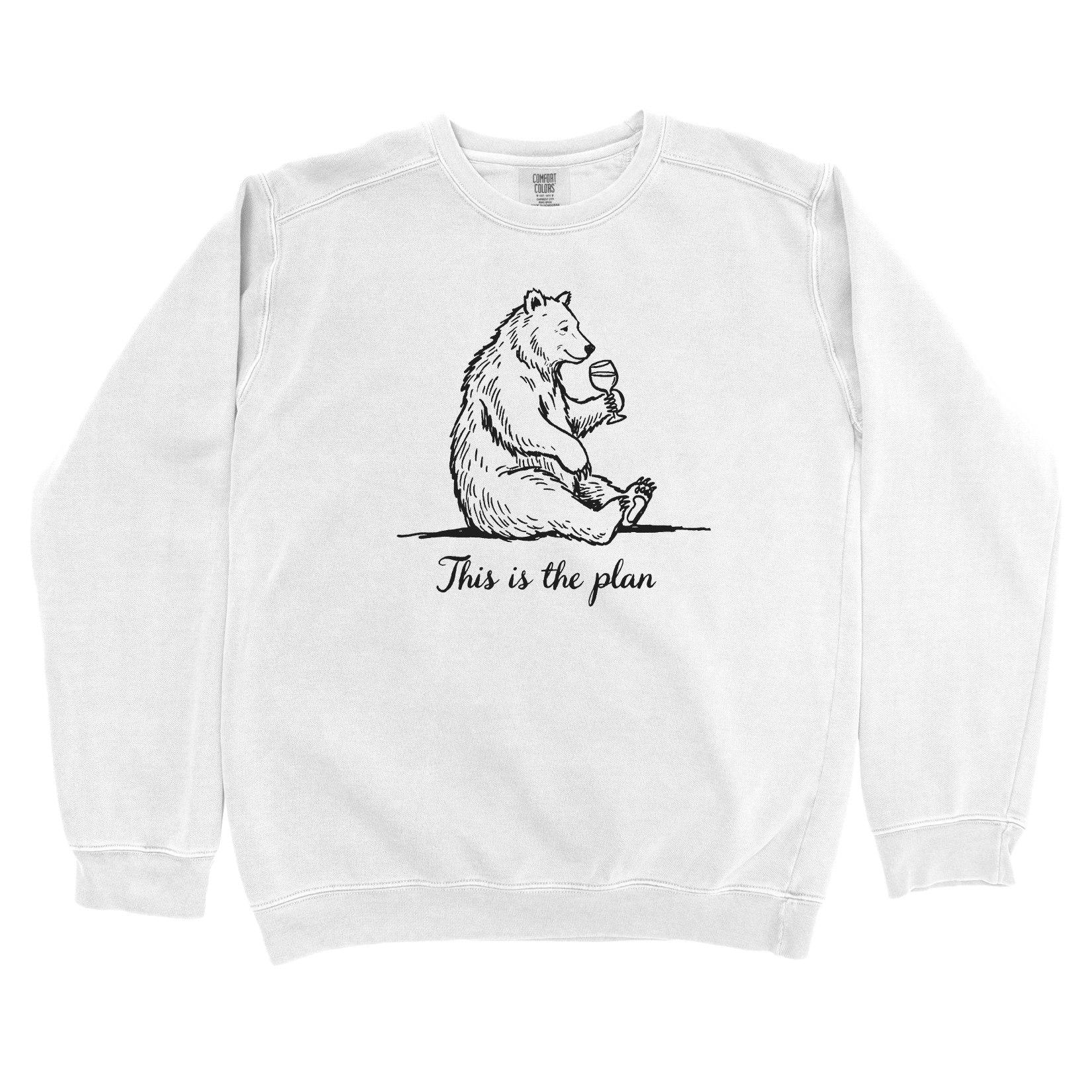 T-Shirts White / S This is the Plan Sweatshirt