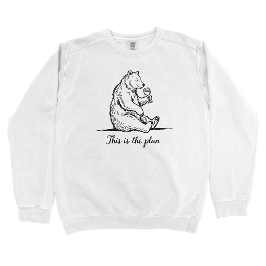 T-Shirts White / S This is the Plan Sweatshirt