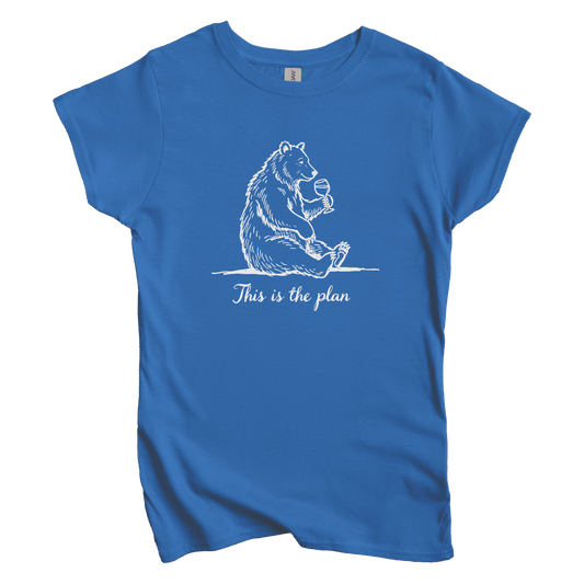 T-Shirt S / Royal This is the Plan Women's Tee