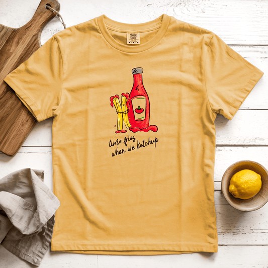 T-Shirt Mustard / S Time Fries: Micro Barbi