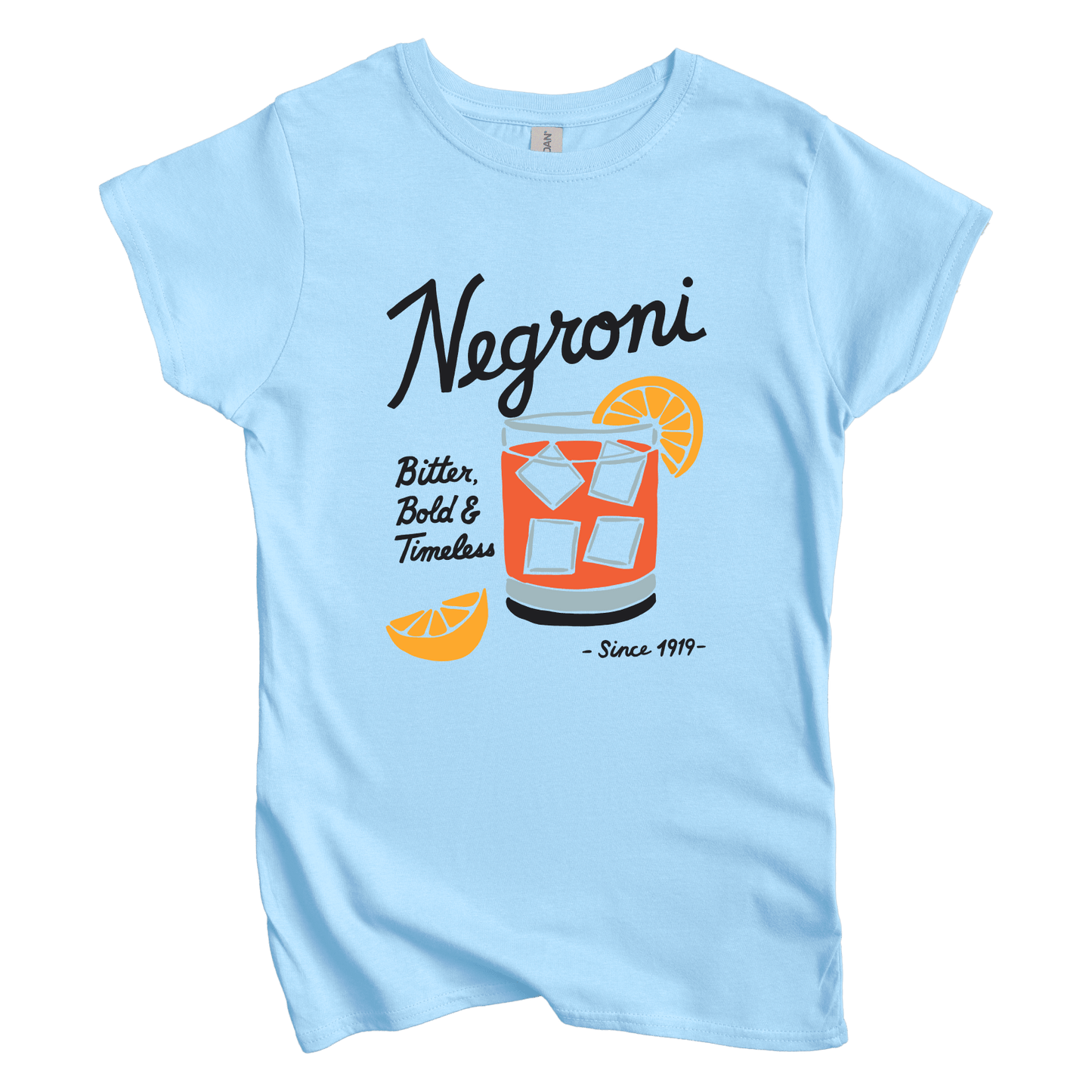 T-Shirt Light Blue / S Timeless Negroni Women's Tee