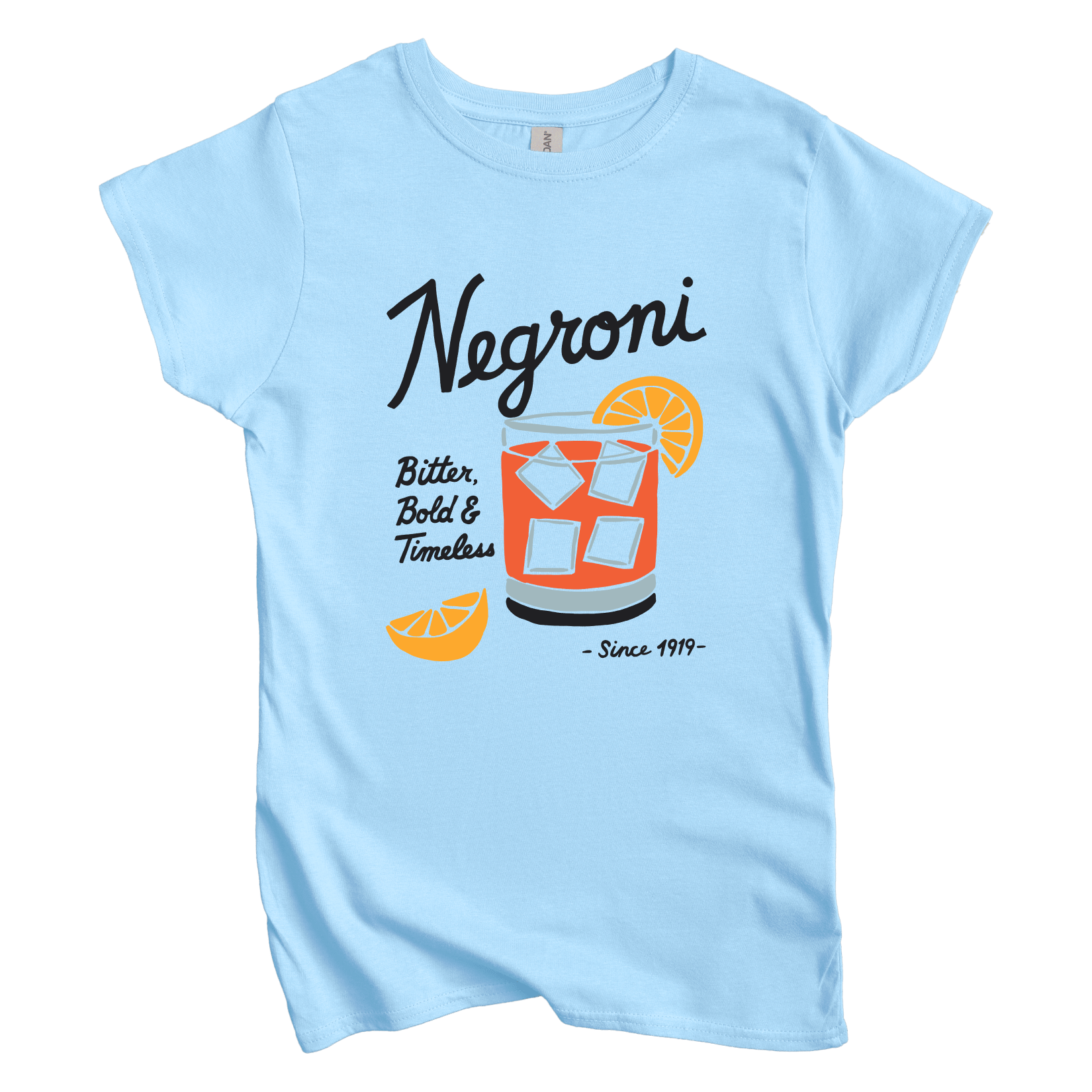T-Shirt Light Blue / S Timeless Negroni Women's Tee