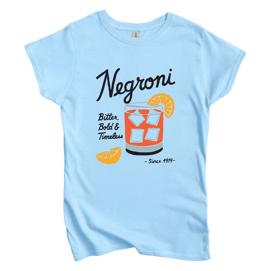 T-Shirt Light Blue / S Timeless Negroni Women's Tee
