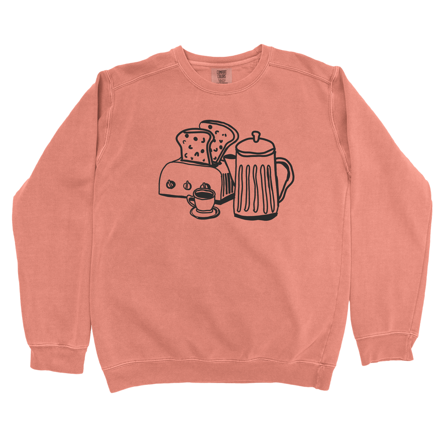 T-Shirts Terracotta / S Toast & Press: Sae Karepe Sweatshirt