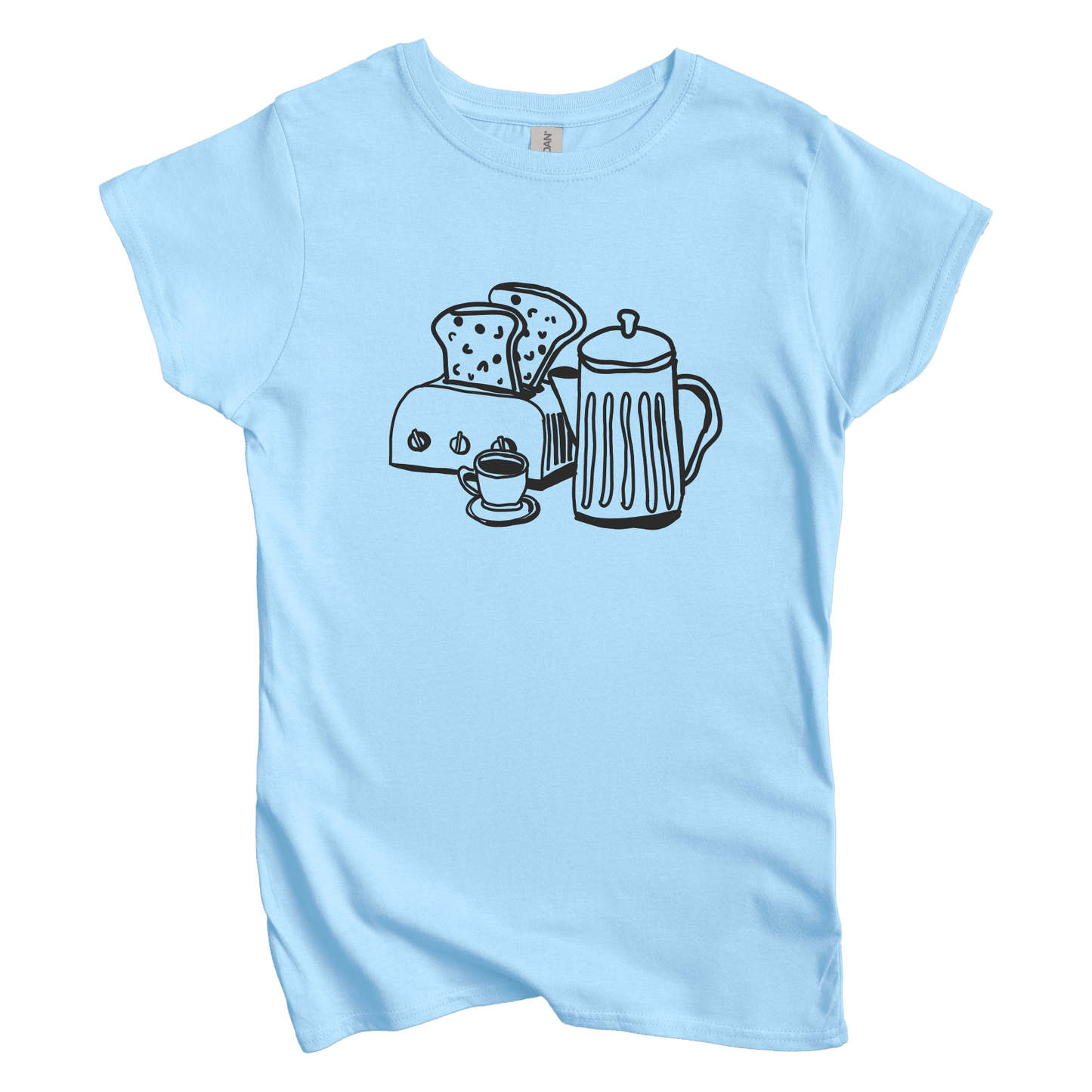 T-Shirts S / Light Blue Toast & Press: Sae Karepe Women's Tee