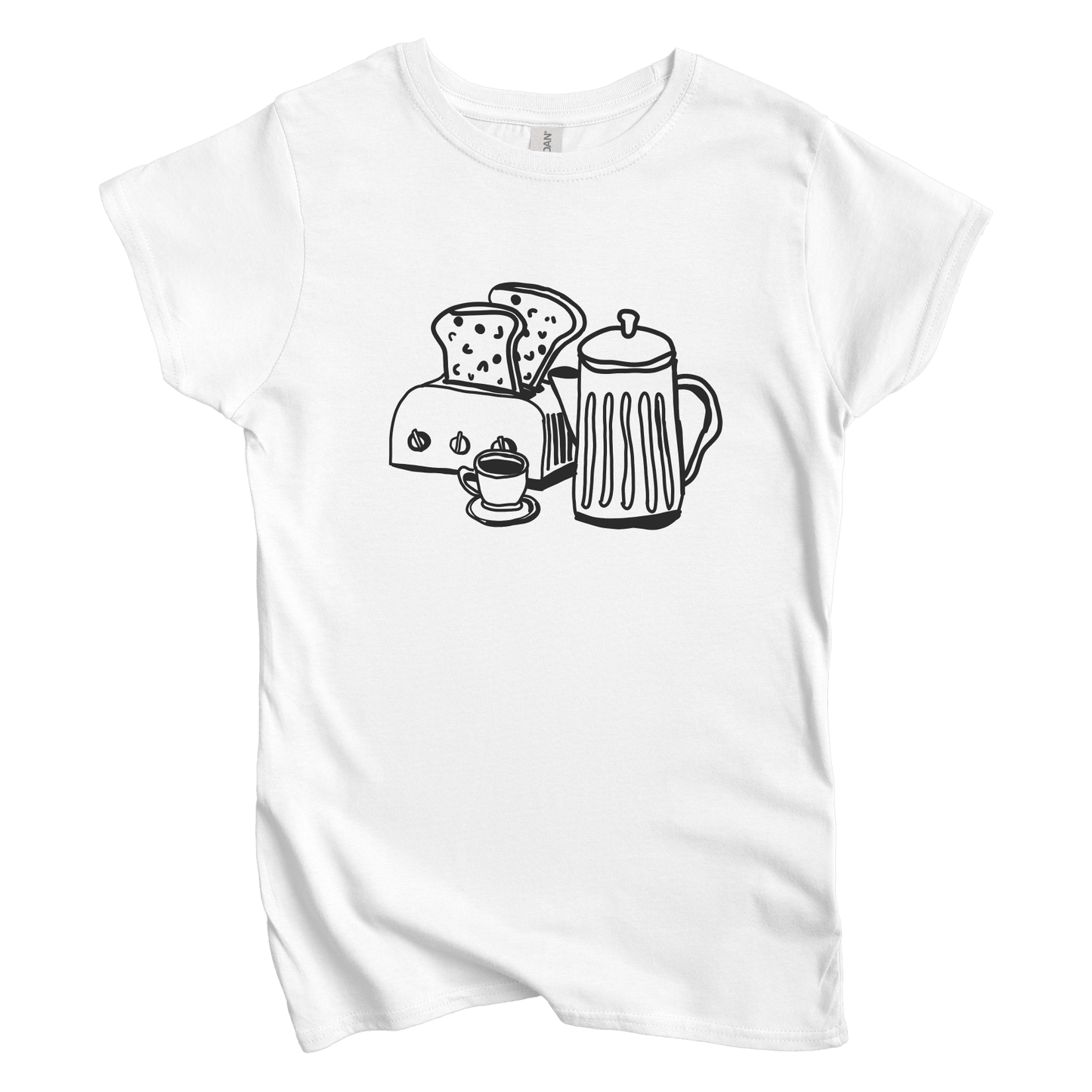 T-Shirts S / White Toast & Press: Sae Karepe Women's Tee