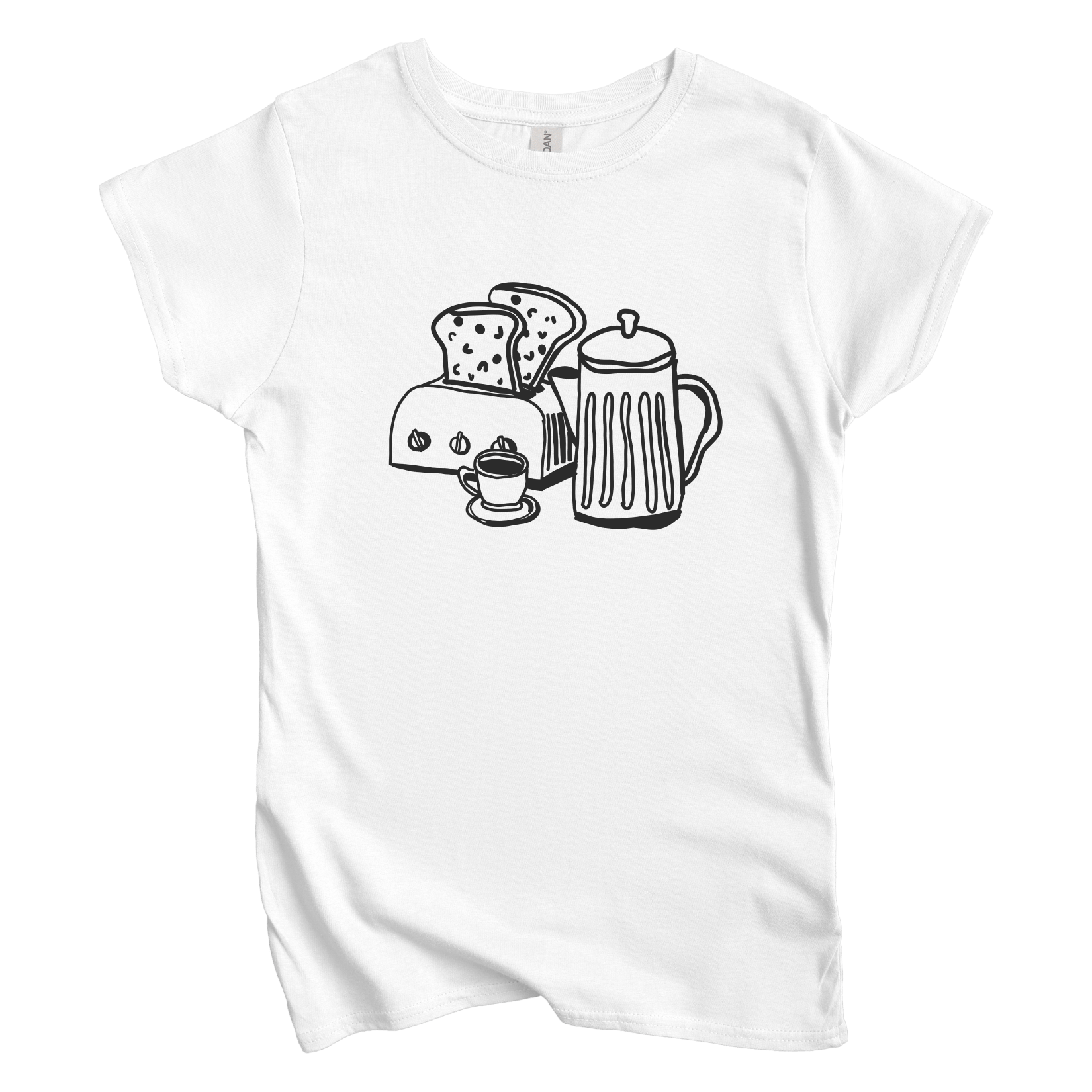 T-Shirts S / White Toast & Press: Sae Karepe Women's Tee