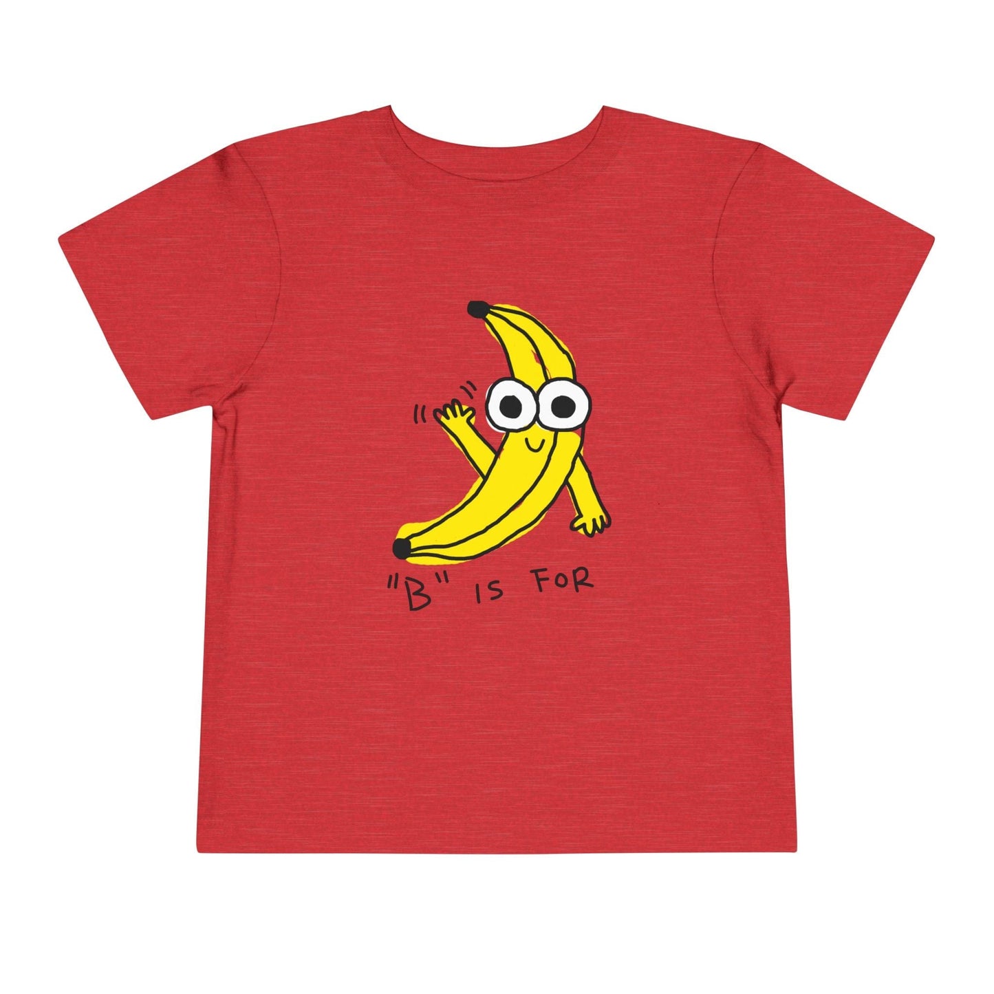 Kids clothes Heather Red / 2T Toddler B is for Banana: Longoland