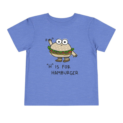 Kids clothes Heather Columbia Blue / 2T Toddler H is for Hamburger: Longoland