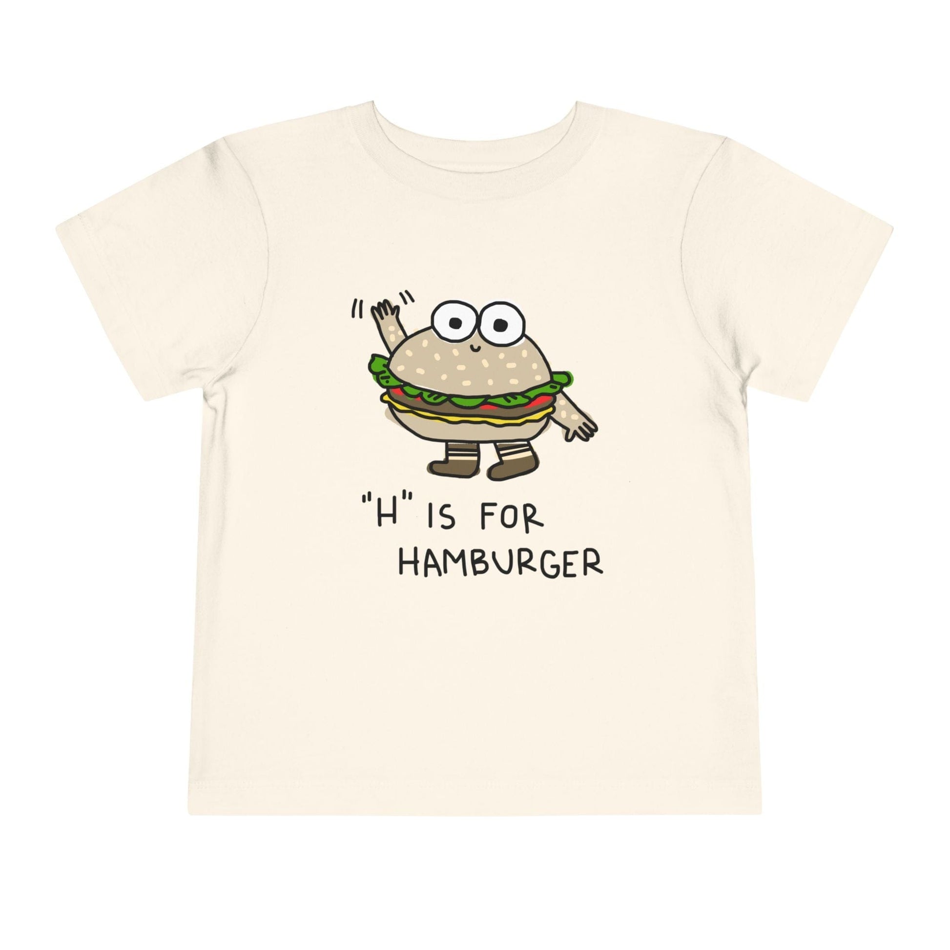 Kids clothes Natural / 2T Toddler H is for Hamburger: Longoland