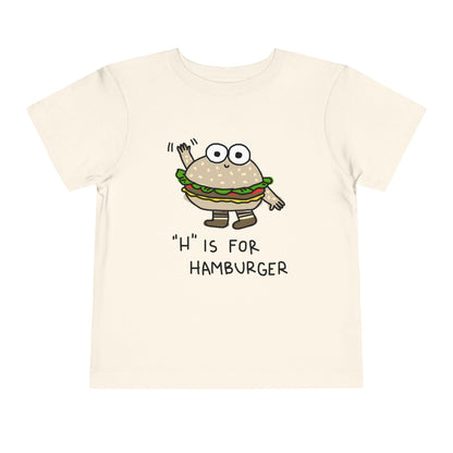 Kids clothes Natural / 2T Toddler H is for Hamburger: Longoland