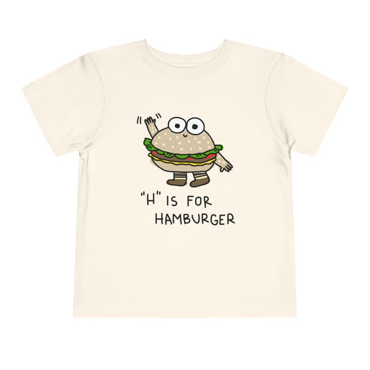 Kids clothes Natural / 2T Toddler H is for Hamburger: Longoland