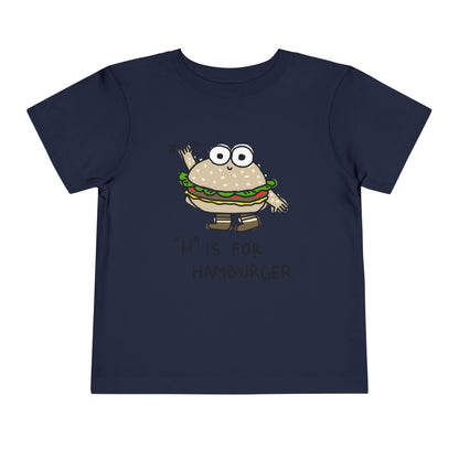 Kids clothes Navy / 2T Toddler H is for Hamburger: Longoland