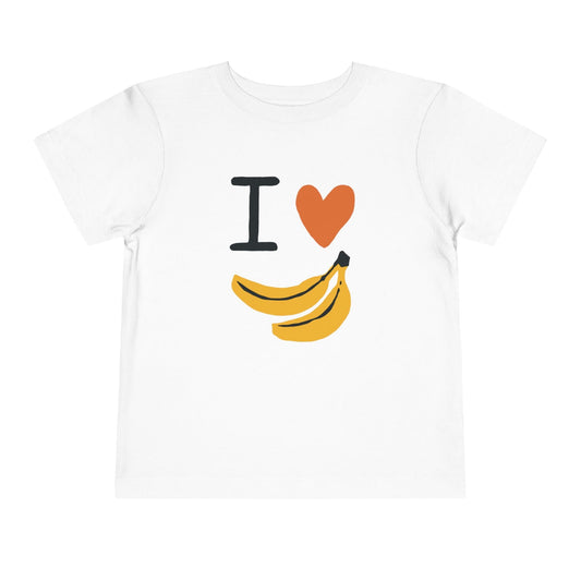 Kids clothes White / 2T Toddler I love Bananas